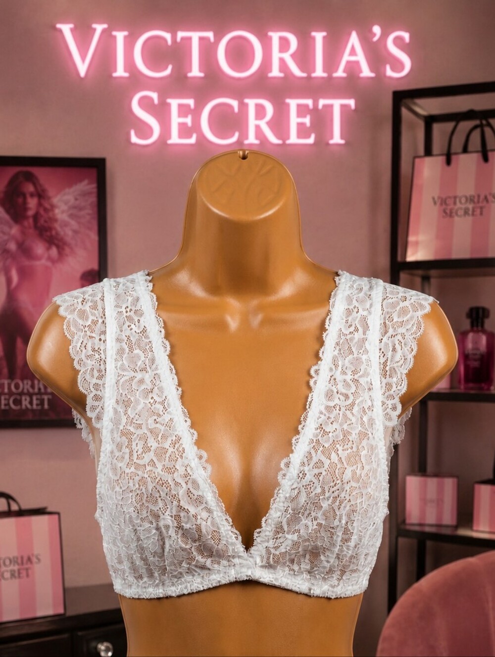 Victoria's Secret  Lace V-Neck Bralette